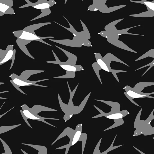 Безшовний Візерунок Зображення Птахів Мармуру Орнамент Шпалер Тканини Папір Скрапбукінгу — стоковий вектор