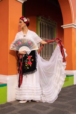 veracruz, Meksika Güney alan tipik kendine özgü elbise