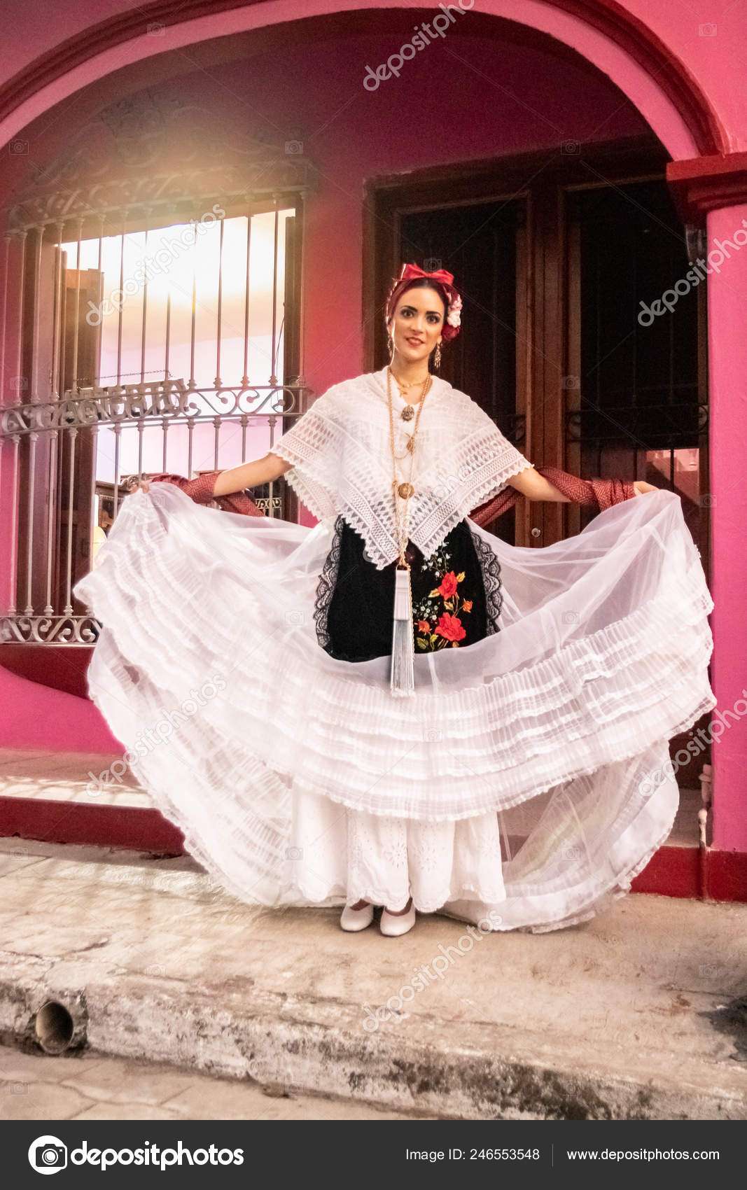 Vestido de jarocha clearance