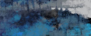 Dijital sanat soyut orman manzara temsili resim