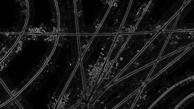 Özet satırları mikro arka plan çizgili yapıları, dijital sanat ile boyama