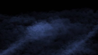 Soyut gece gökyüzü bulutlu Fırça kontur stili, dijital sanat, resim