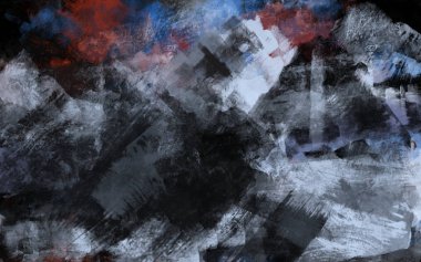 Resim soyut fırça konturu arka plan, dijital sanat