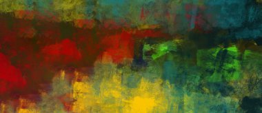 Resim soyut renkli fırça konturu arka plan, dijital sanat