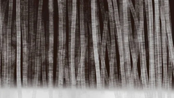 Painting of abstract bamboo trees in brush stroke style, digital art