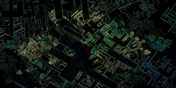 Melukis Latar Belakang Abstrak Dengan Struktur Berlapis Seni Digital — Stok Foto