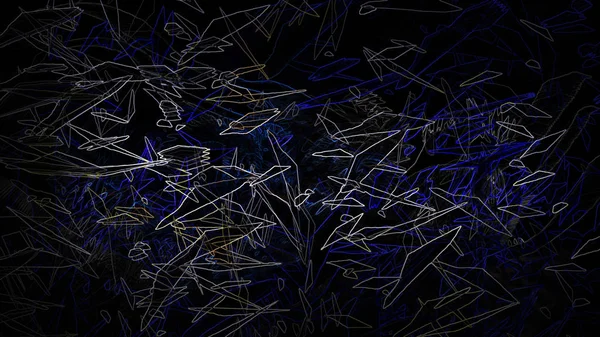 Painting of dark abstract background in digital art