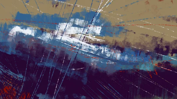 Pintura Nuvens Abstratas Representação Arte Digital — Fotografia de Stock