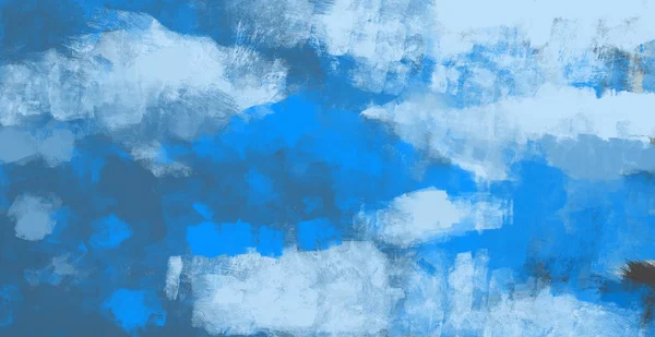 Ζωγραφική Αφηρημένων Σύννεφα Της Αντιπροσωπείας Της Στην Ψηφιακή Τέχνη — Φωτογραφία Αρχείου