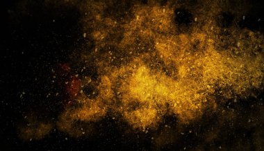 yıldızlar ve gezegenler ile soyut kozmik görünüm, dijital sanat