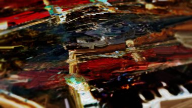 Dijital sanat psychedelic arka plan resmini