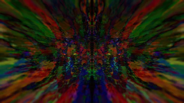 Painting Psychedelic Abstract Background Digital Art — Stock Photo, Image