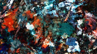 Dijital sanat psychedelic arka plan resmini