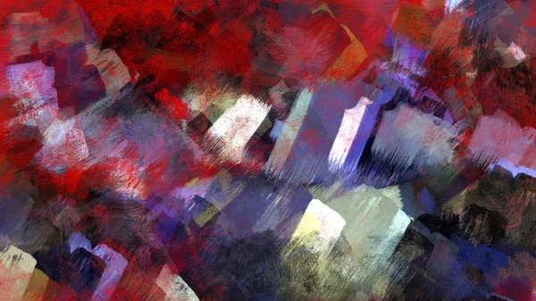 Painting of psychedelic abstract background in digital art