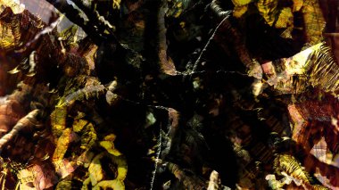 Dijital sanat psychedelic arka plan resmini