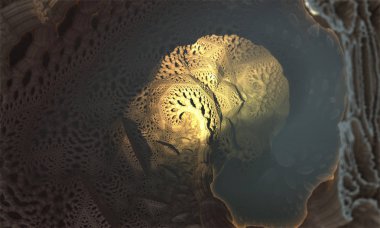 Dijital sanat uzaylı arka plan resmini