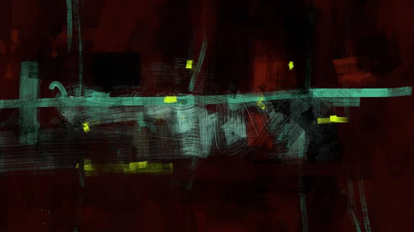 Painting of strange abstract background in digital art