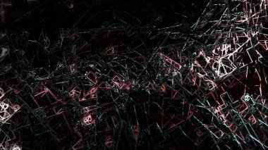 Dijital veri psychedelic arka plan eter illüstrasyon taşıma