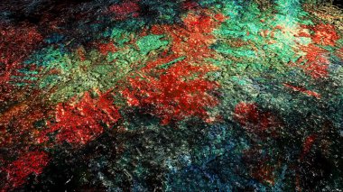 psychedelic arka plan dijital illüstrasyon