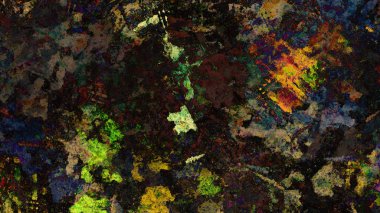 dijital sanat gizemli renkli arka plan kavramı