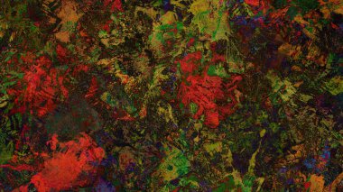 dijital renkli arka plan gerçeküstü çizimi