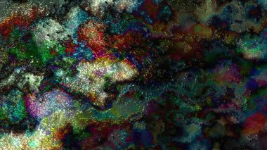 dijital sanat gizemli renkli arka plan kavramı