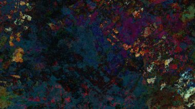 dijital sanat gizemli renkli arka plan kavramı