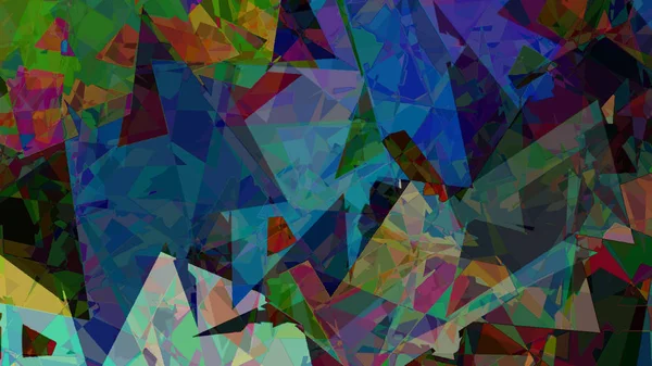 Сюрреалистическая Иллюстрация Цифрового Абстрактного Красочного Фона — стоковое фото