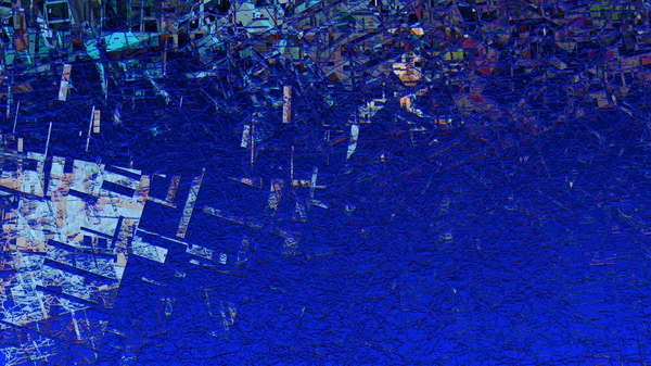 Digital Grunge Illustration Abstract Colorful Background — Stock Photo, Image