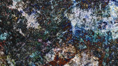 dijital sanat gizemli renkli arka plan kavramı