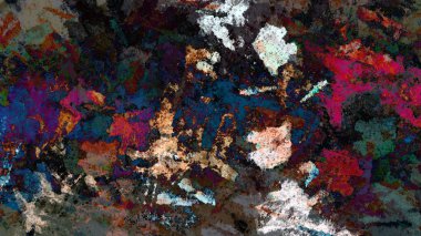 dijital sanat gizemli renkli arka plan kavramı