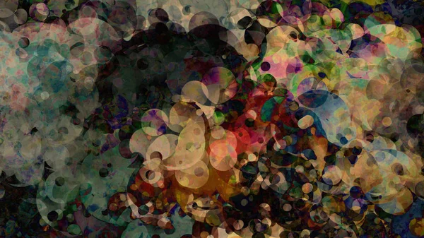 Сюрреалістична Ілюстрація Цифрового Абстрактного Барвистого Фону — стокове фото
