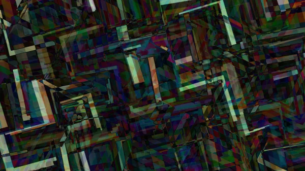 Сюрреалистическая Иллюстрация Цифрового Абстрактного Красочного Фона — стоковое фото