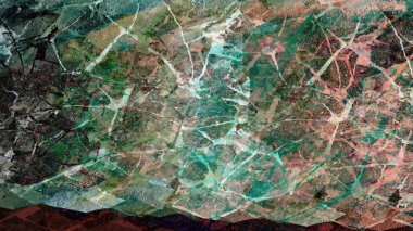 soyut renkli arazi arka plan dijital grunge çizimi