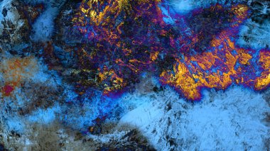 renkli psychedelic arka plan dijital sanat