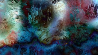 renkli psychedelic arka plan dijital sanat