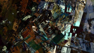 Grunge renkli arka plan dijital sanat