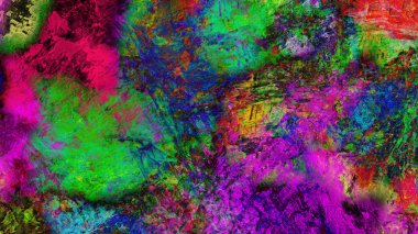 renkli psychedelic arka plan dijital sanat