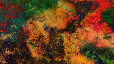 renkli psychedelic arka plan dijital sanat