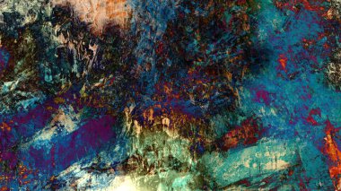 renkli psychedelic arka plan dijital sanat