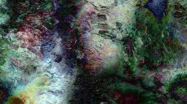 renkli psychedelic arka plan dijital sanat