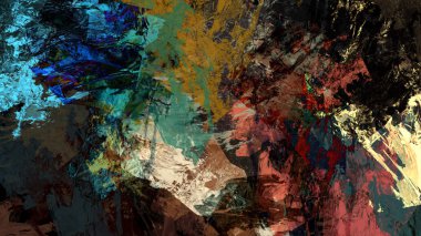 psychedelic renkli arka plan dijital sanat