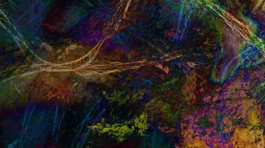 renkli psychedelic arka plan dijital sanat