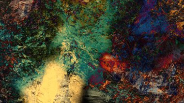 renkli psychedelic arka plan dijital sanat