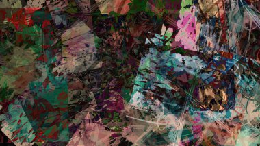 fantastik renkli arka plan dijital sanat