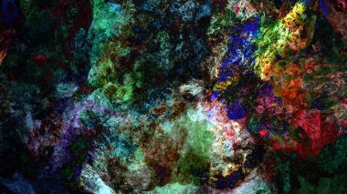 fantastik renkli arka plan dijital sanat