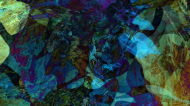 renkli psychedelic arka plan dijital soyut çizimi