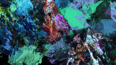 psychedelic renkli arka plan dijital sanat