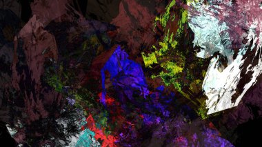 psychedelic renkli arka plan dijital sanat