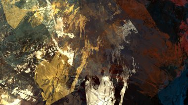 Dijital arazi yüzey pas hareketi renkli resimde